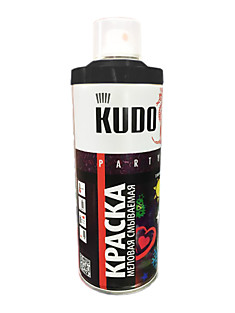 Краска-спрей KUDO серебристая 640 0,52л