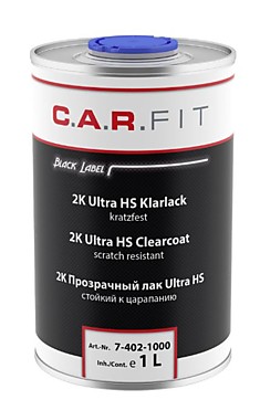 CAR FIT Лак 1л/0,5л глянцевый UHS