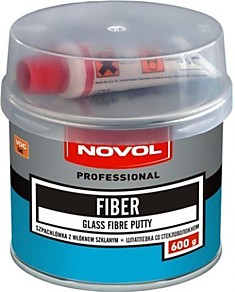 NOVOL Шпатлевка 0,6кг FIBER со стекловолокном